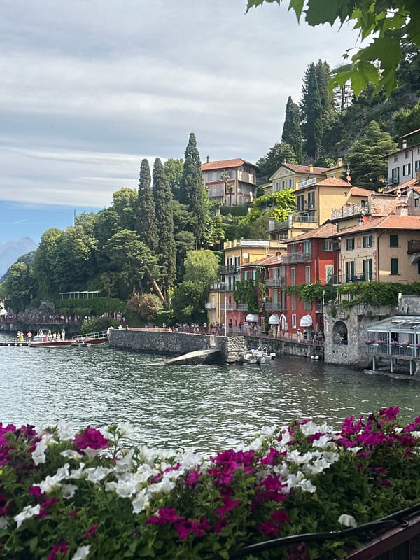 Lakeside dining and scenic views in Varenna, Italy