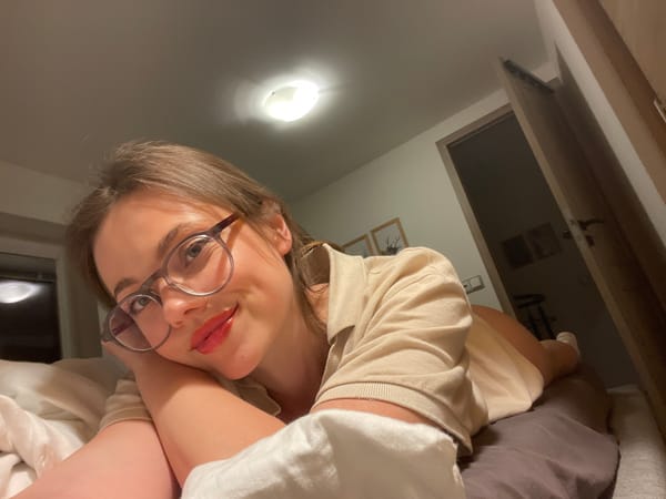 Bedroom selfie session in Vrchlabí, Czechia