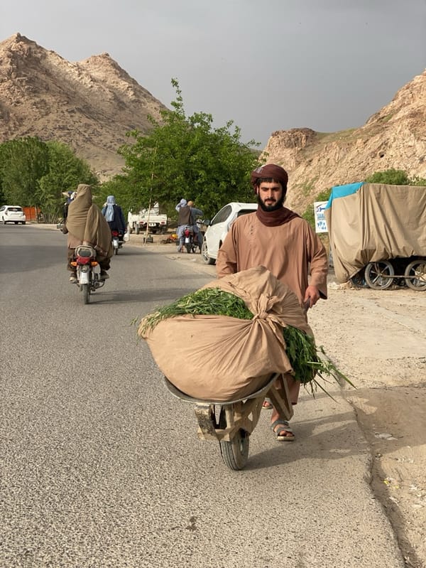 Daily life captured on Khana Gerdab streets