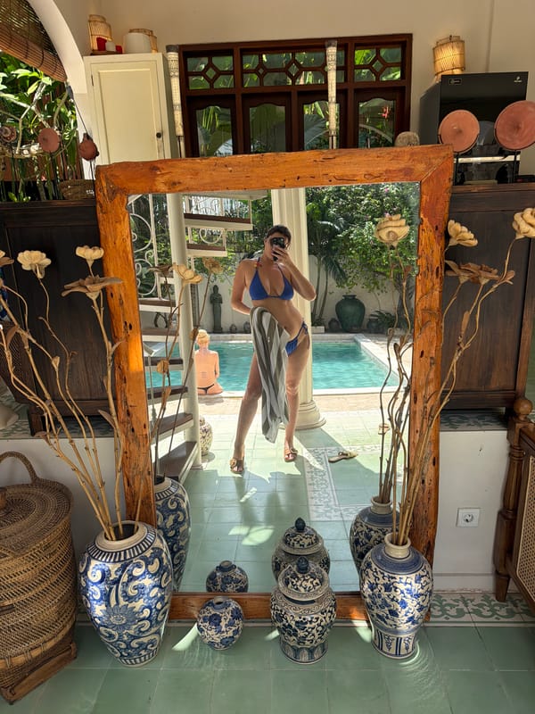 Resort guests enjoy pool time at North Kuta villa