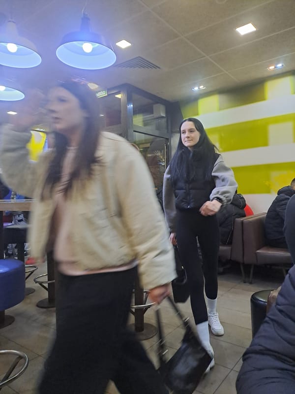 Diners gather at McDonald's restaurant in Elektrostal, Russia
