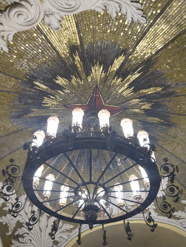 Morning documentation of Moscow Metro stations and city streets