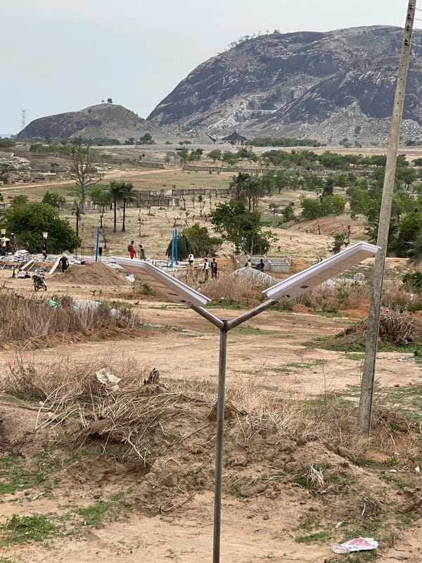 Construction activity documented in rural Angwan Sayawa, Nigeria