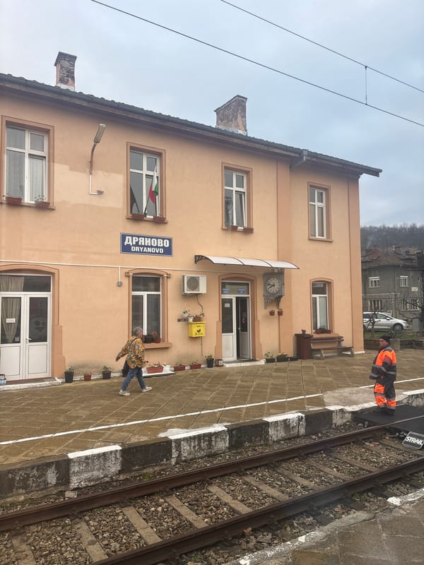 Dryanovo train station documented in Bulgaria