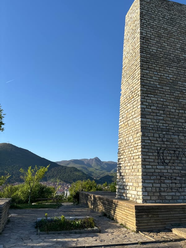 Monument and landscape documented in Plovdiv, Bulgaria