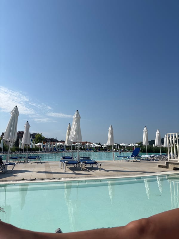 Lazy summer morning at a Black Sea resort in Byala