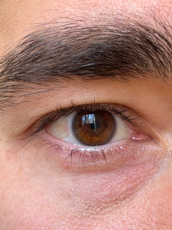 Close-up eye photograph captured in Al Jizah, Jordan