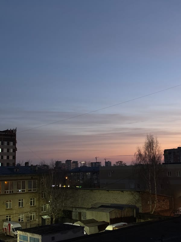 Late-night crafting session documented in Perm apartment