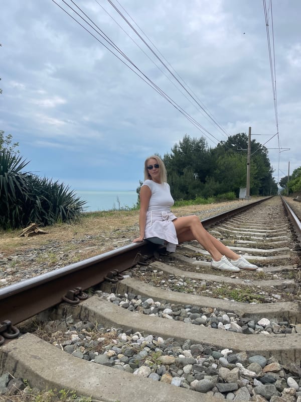 Casual outdoor activities observed along Tsandrypsh coastline and railway