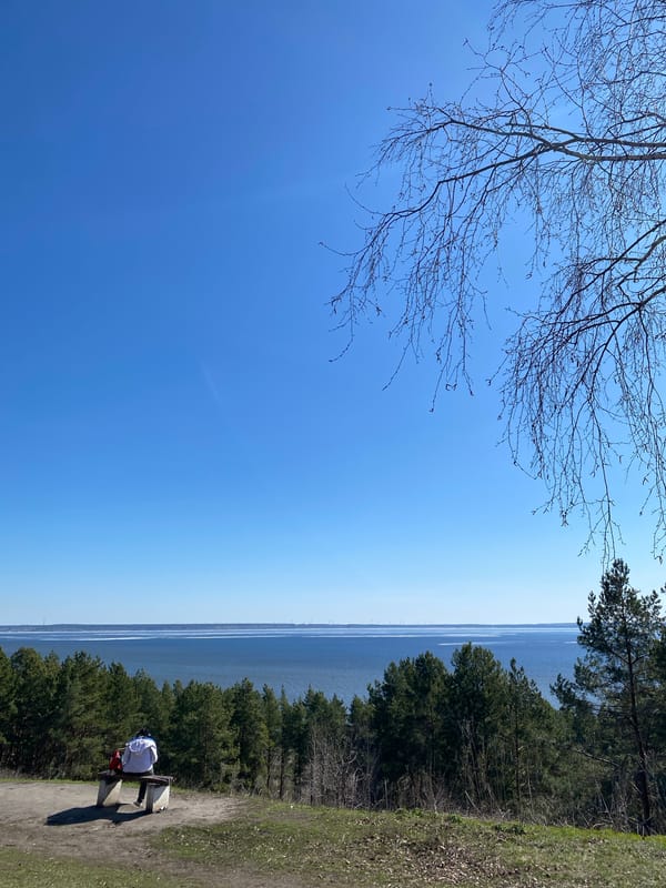 Morning spring outing documented across Ulyanovsk, Russia