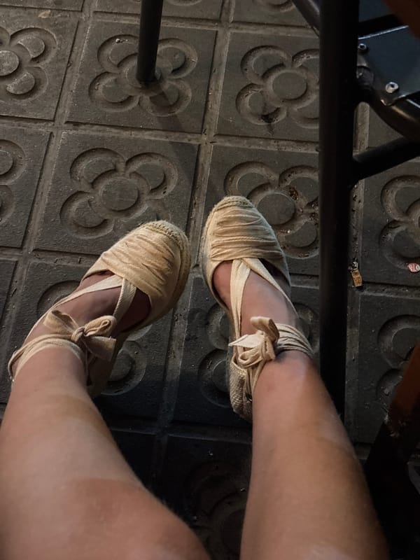 Barcelona night out: beers, soccer, and lit-up streets