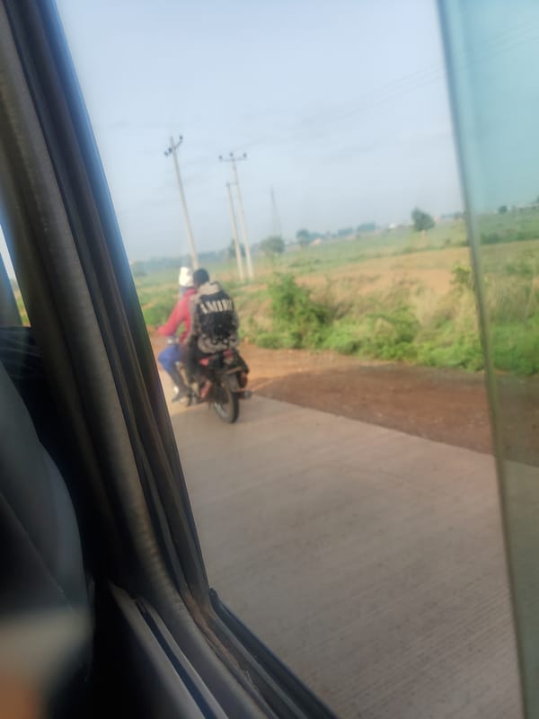 Morning scenes captured in rural Kakau, Nigeria