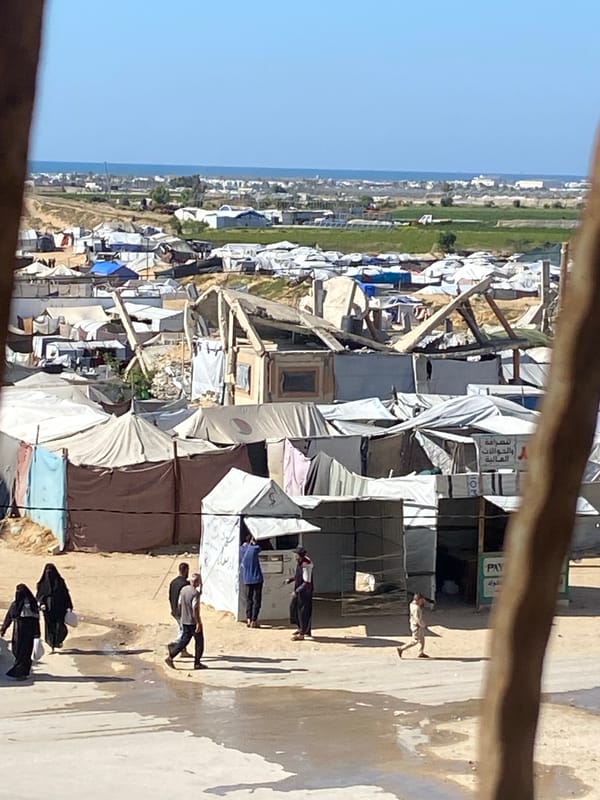 Daily life documented in Khan Yunis displacement camps