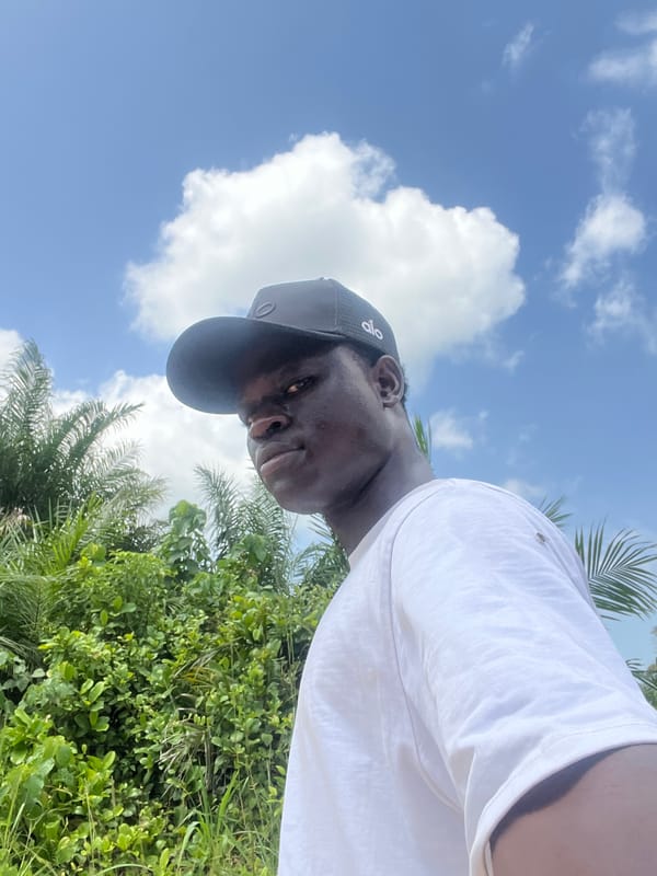 Man in ALO cap documented around Tofa, Nigeria villages