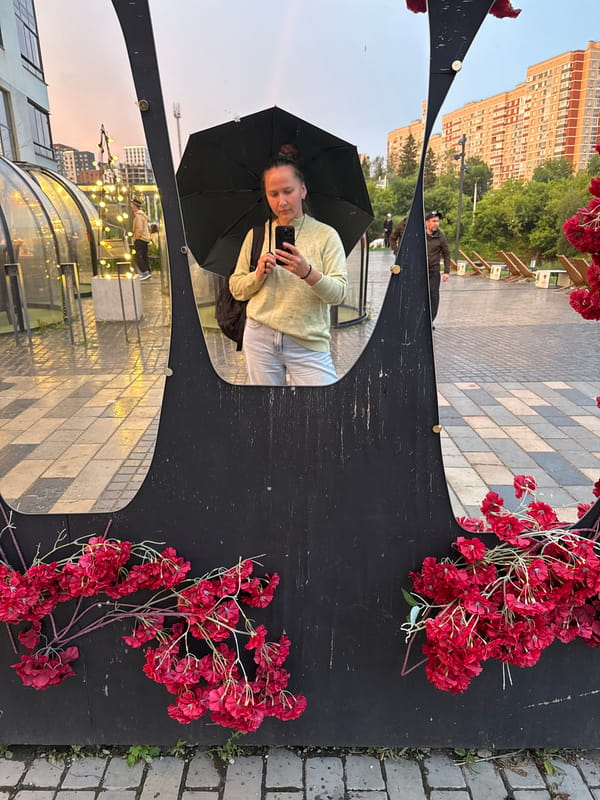 Golden hour evening in Izhevsk, mirrors and modern apartments