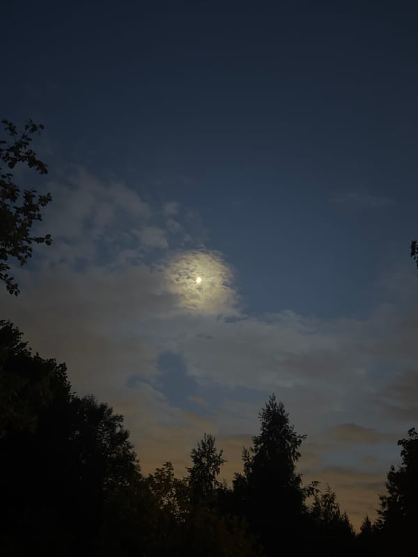 Evening sky conditions documented across Balashikha, Russia