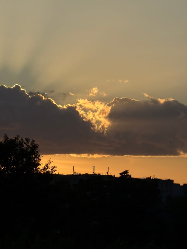 Evening sunset and pancakes captured in Dreiliņi, Latvia