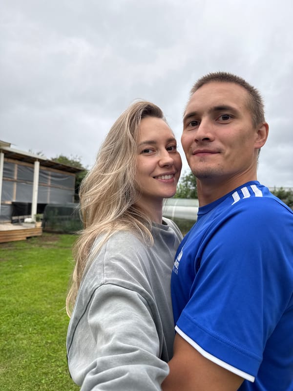 Outdoor selfie moment in Chaikovsky, Russia