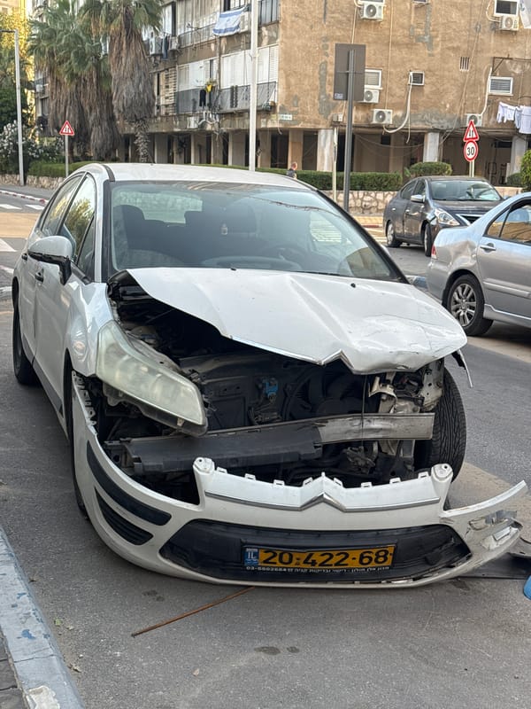 Mixed incidents reported in Bat Yam including vehicle damage