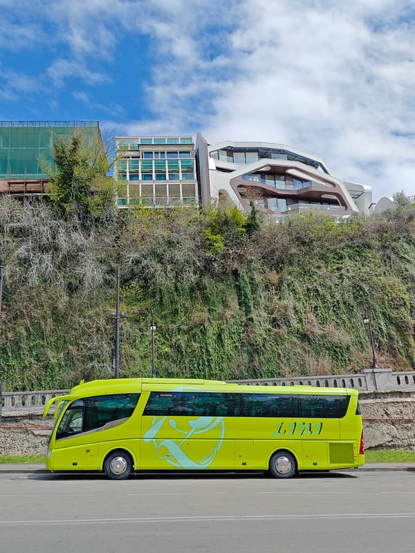 Spring morning scenes documented across Tbilisi, Georgia