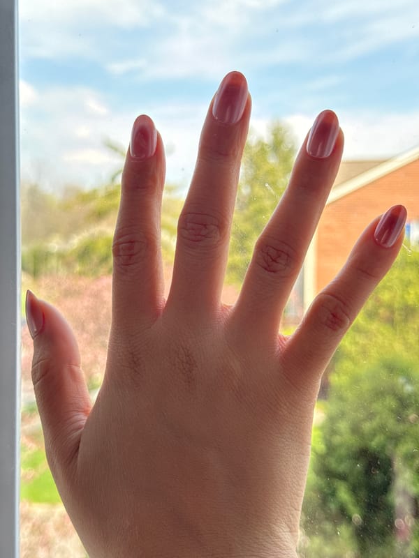 Hand pressed against window observed in Columbus