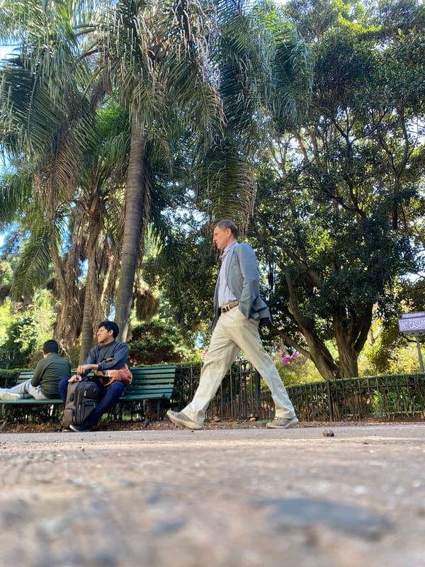 Ordinary afternoon moments documented across Buenos Aires park area