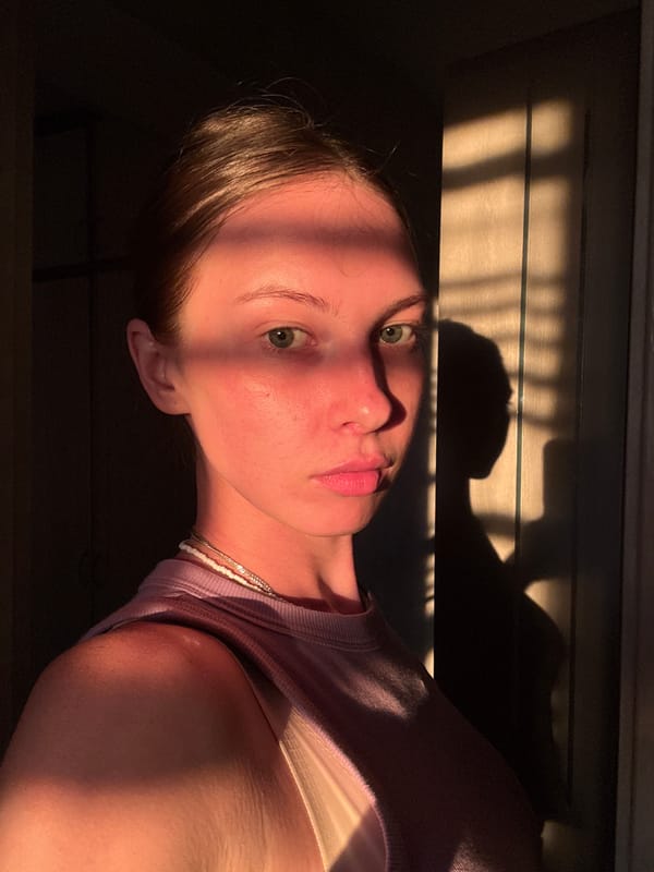 Portrait session captured in golden hour lighting, Perm Russia