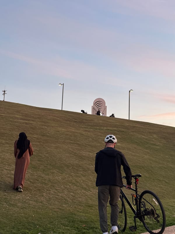Man with bicycle spotted at Tel Aviv park near Rabin Memorial