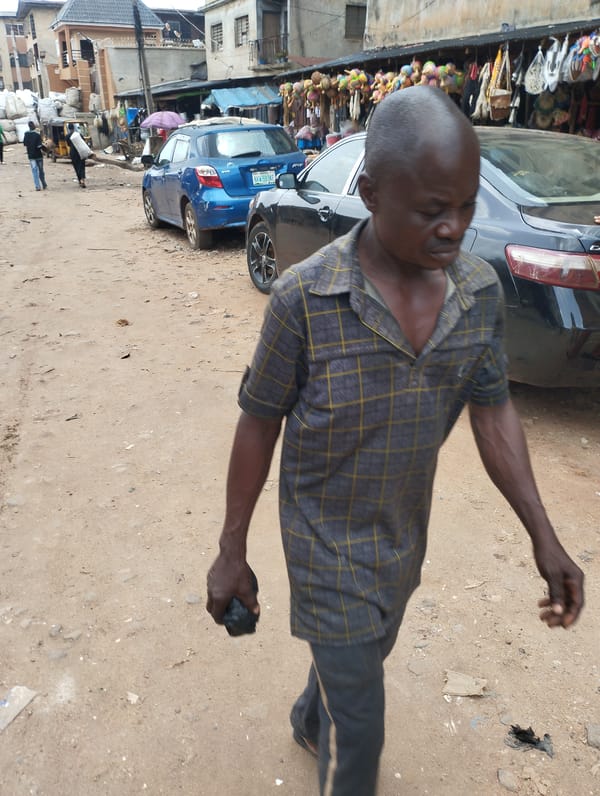 Everyday street life captured in Fegge, Nigeria