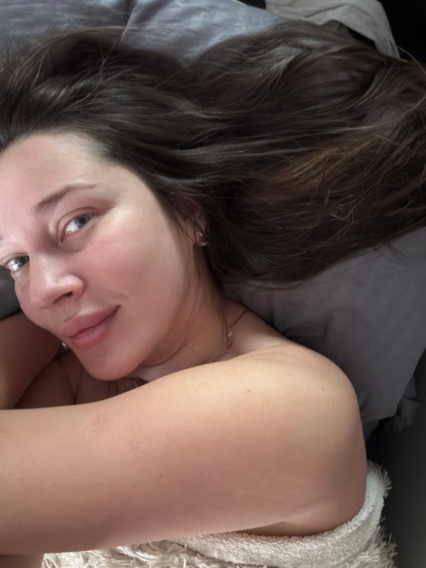 Family morning routine with pets documented in Russian home