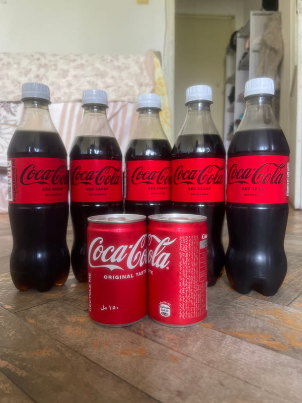 Coca-Cola products with multilingual labels spotted in Plovdiv