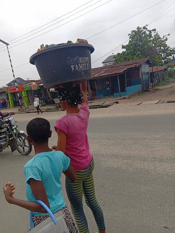 Daily street life captured in Nigerian communities