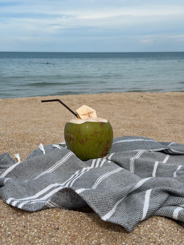 Beach day at Chaweng: coconut drinks, sand, and slow mornings