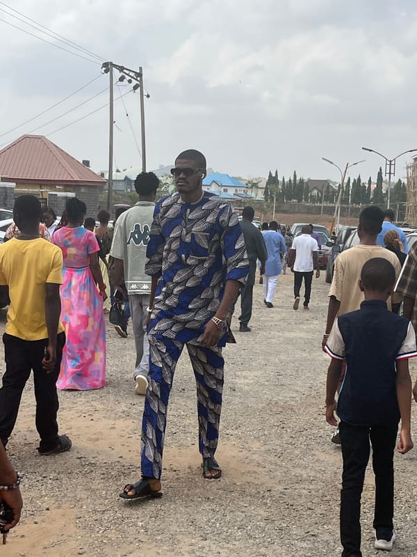 Morning street life and church gathering documented across Abuja