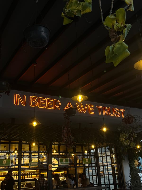 Late night beer and dominoes at San Andrés Cholula bar