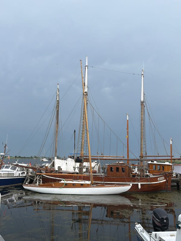Afternoon around Insel Poel's harbor, church, and village
