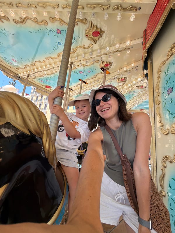 Morning loop through Valencia's markets, streets, and carousel