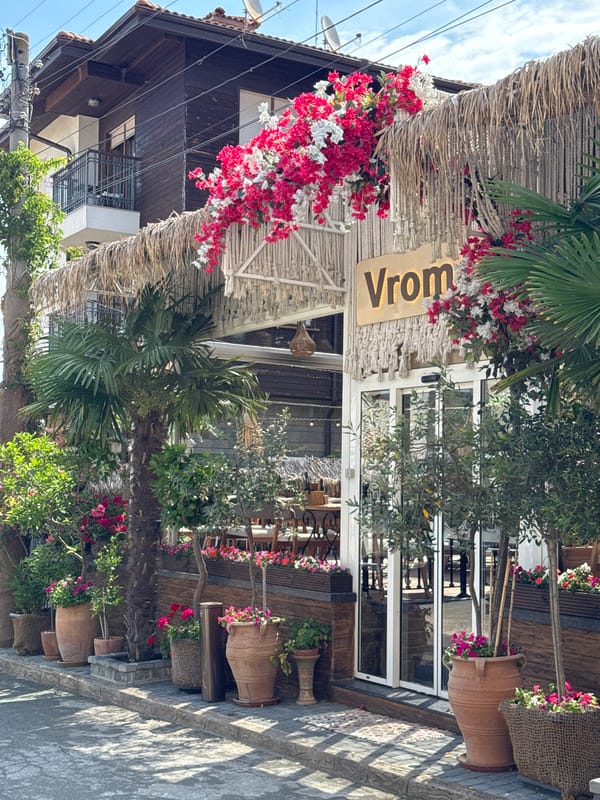 Street-level scenes in Chernomorets, Bulgaria, near the harbor