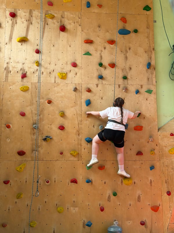 Morning climbing session captured at Izhevsk indoor facility