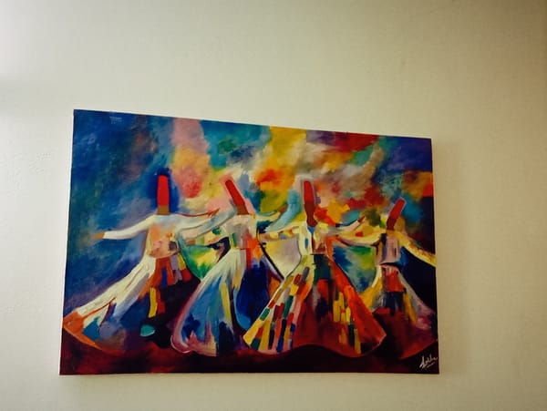 Everyday scenes from Chah Sultan park and dervish art documented