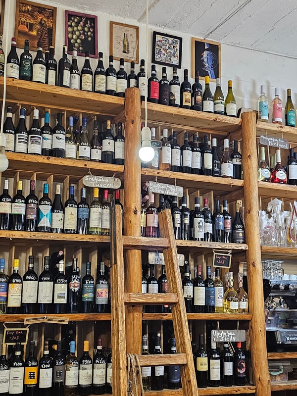 Yerevan cafe and wine shop scenes documented downtown