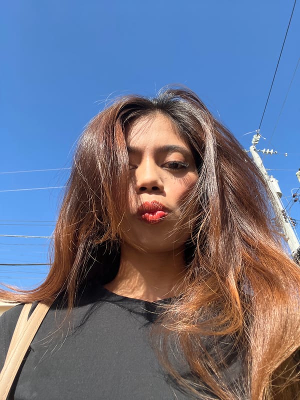 Selfie session on a sunny Davao City street