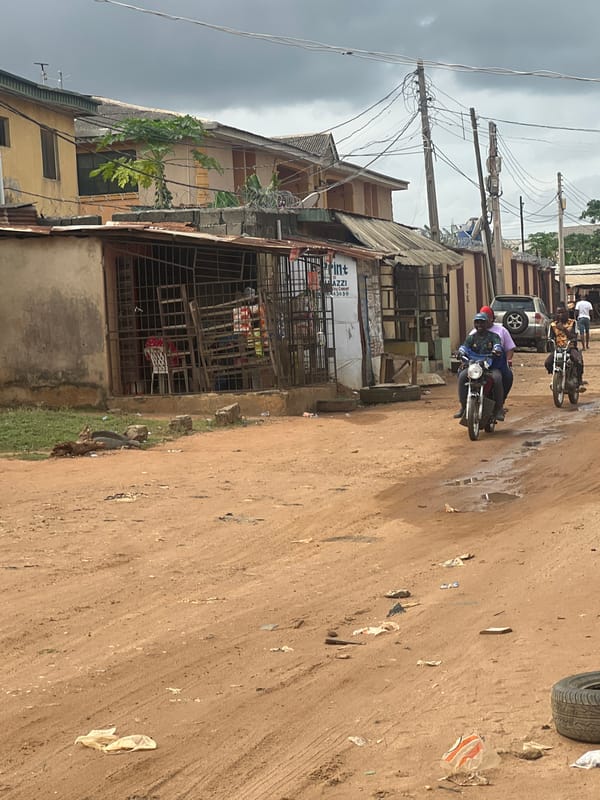 Daily life documented on streets of Egan, Nigeria