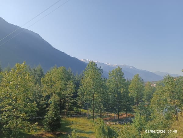 Early morning scenes captured across Manali's mountains and riverbeds