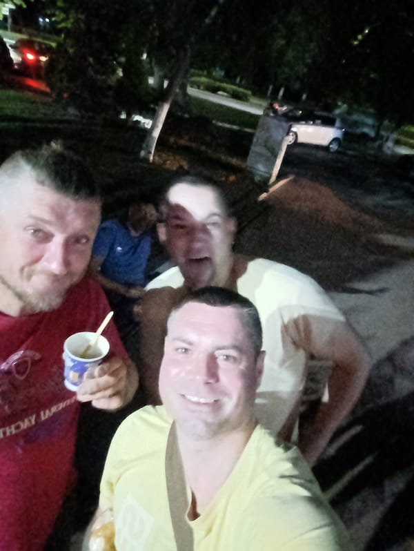 Night out in Ladyzhyn, Ukraine, near Prometey center