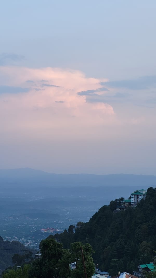 Afternoon stroll through Dharamkot-Haini mountain villages documented by witness