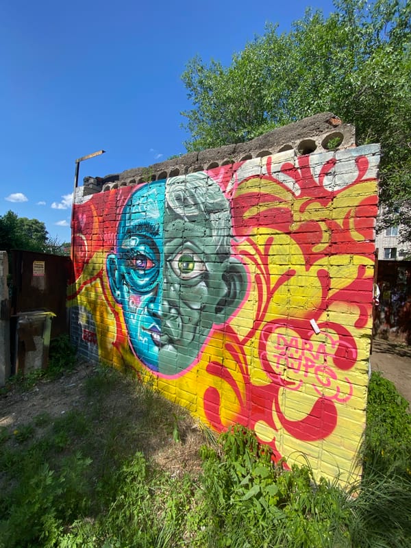 Street art and urban textures explored across Khabarovsk
