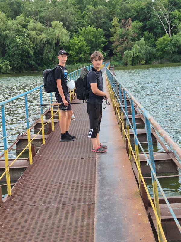 A lazy summer afternoon at Sozonivka reservoir and woods.