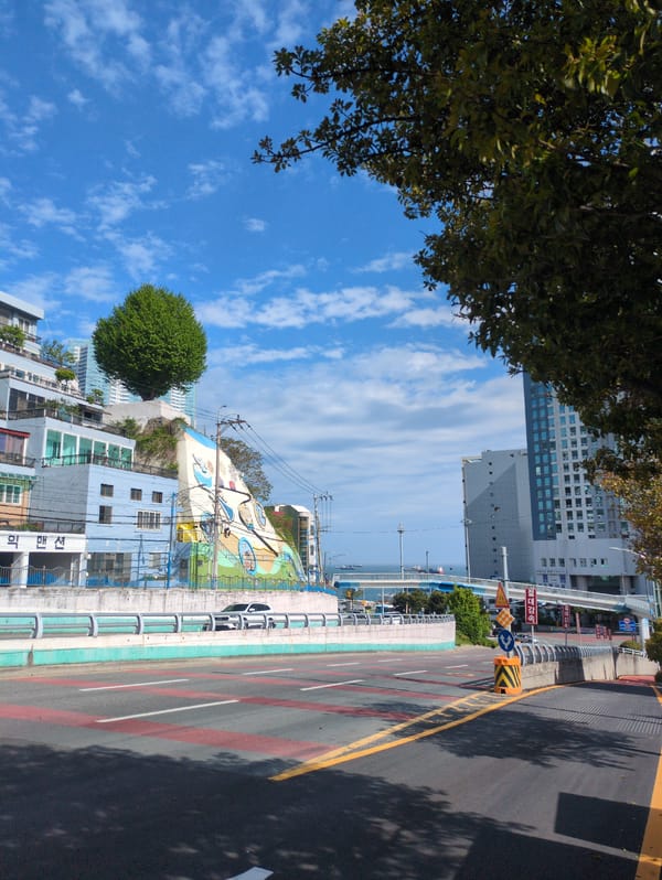 Morning street scenes documented across Busan, South Korea