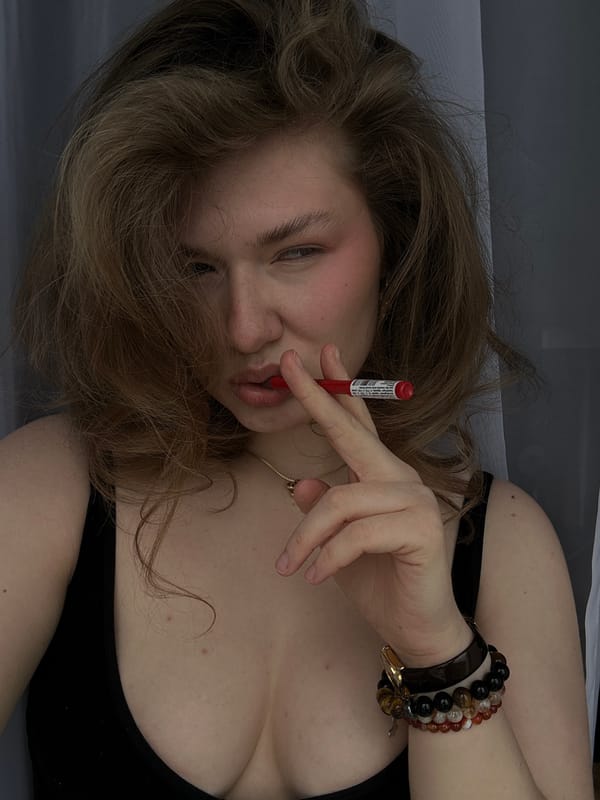Morning makeup routines captured in Nikolskiy, Russia
